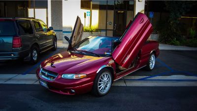 1995-2000 Chrysler Sebring Convertible Bolt-on Vertical Lambo Door Conversion Kit - VDCCRYSEB9500