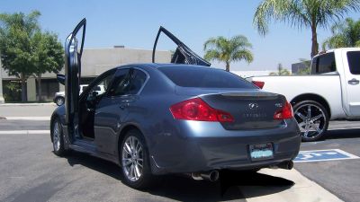 2007-2015 Infiniti G37 4DR Bolt-on Vertical Lambo Door Conversion Kit - VDCIG3707134DR