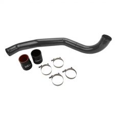 WCFab 2017-2019 L5P Duramax Driver Side 3 Inch Intercooler Pipe Blueberry Frost Two Stage Powder Coating - WCF100708-BBF - Wehrli Custom Fabrication