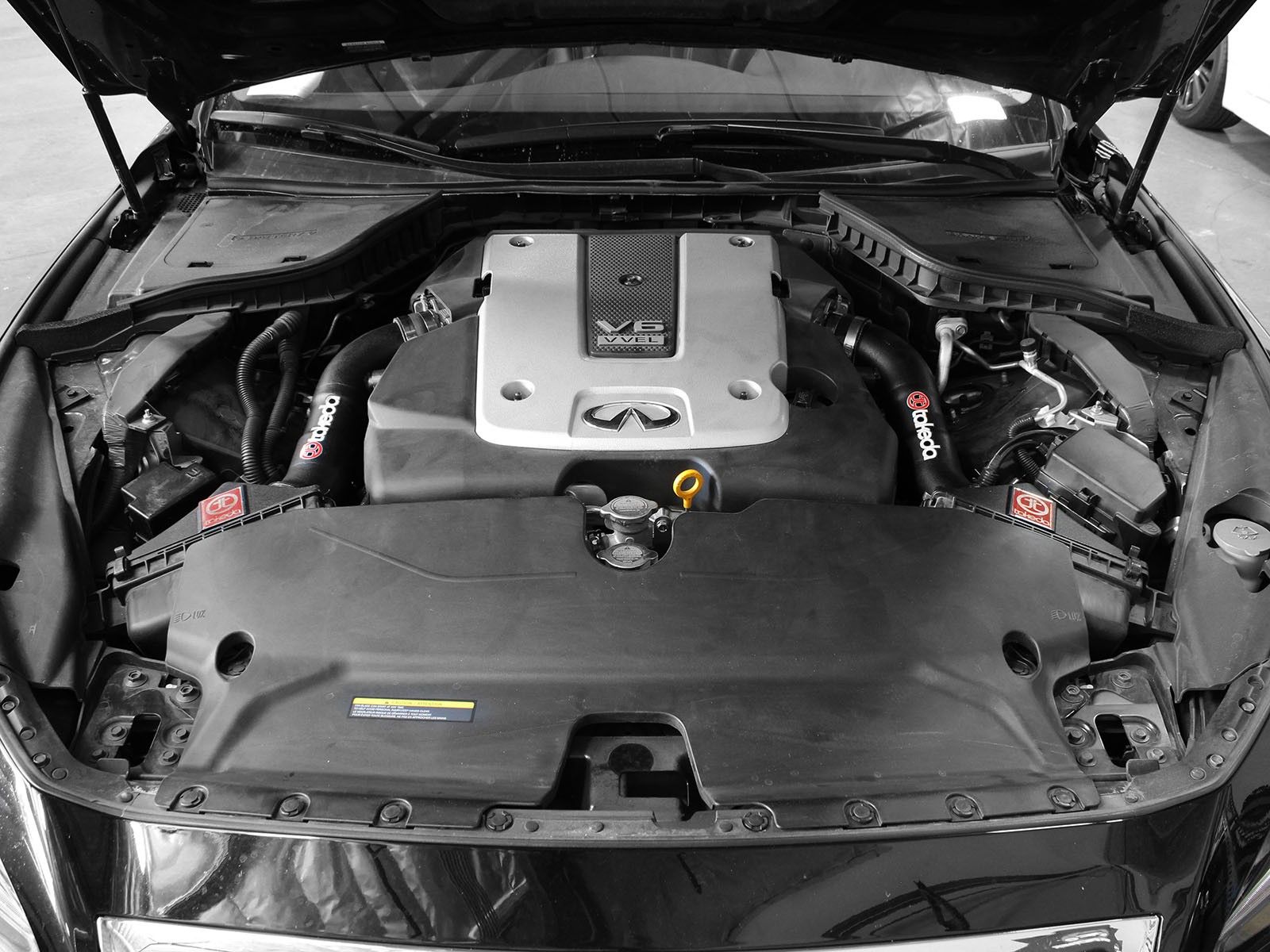 20142015 Infiniti Q50 V37 Hybrid V6 3.5L Takeda Stage2 Cold Air Intake System w/Pro 5R Filter