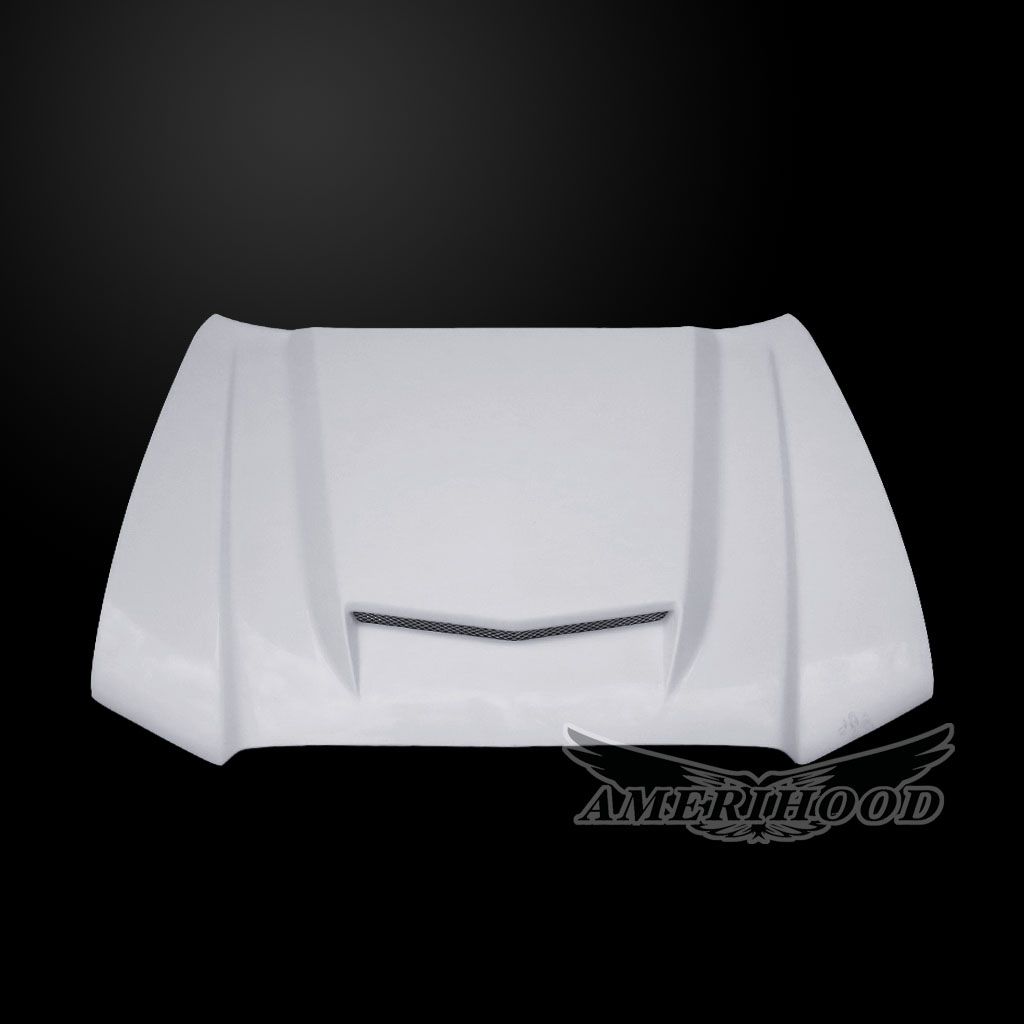 2011-2014 Dodge Charger Type-RS Fiberglass Functional Ram Air Hood ...