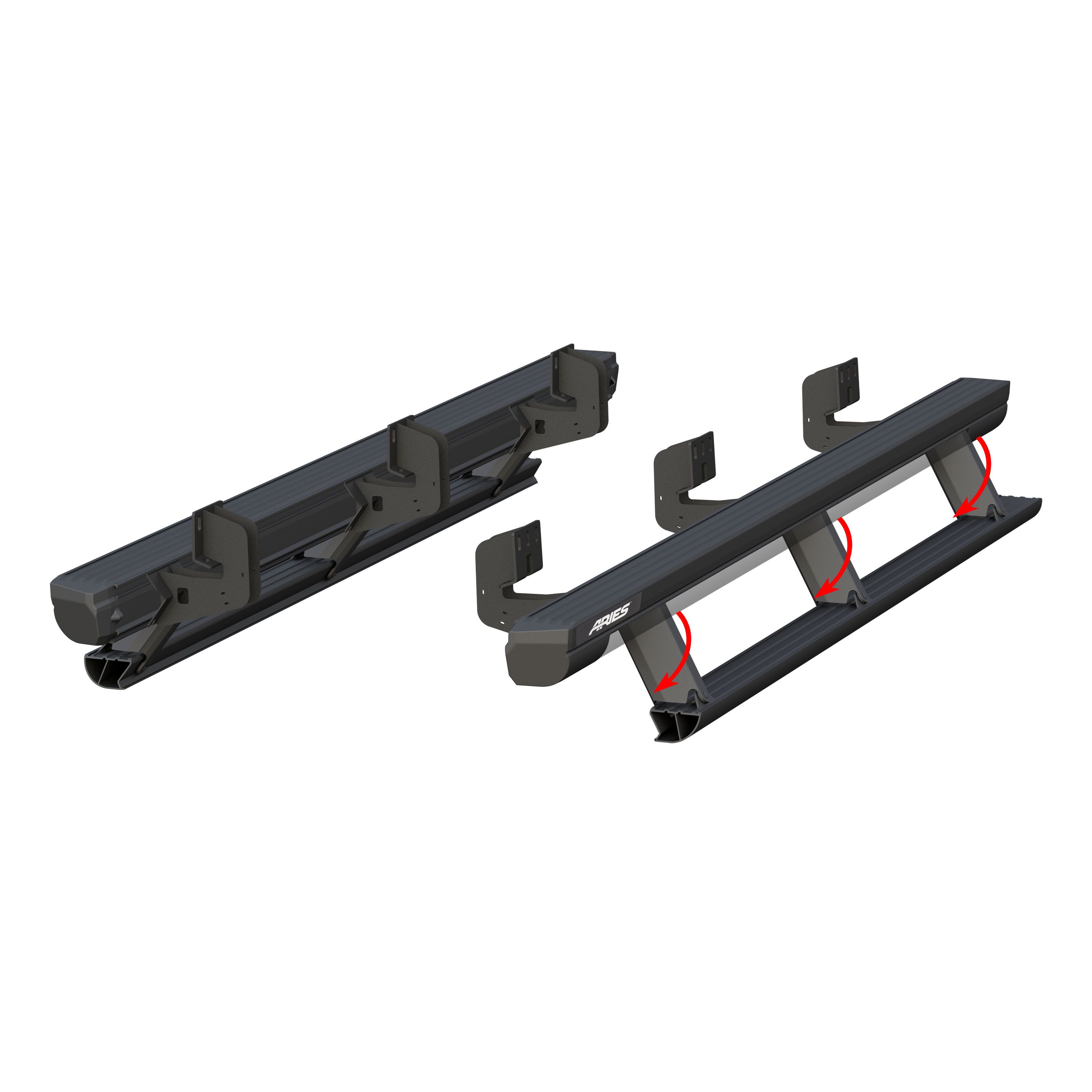 2009-2014 Ford F-150 Aries ActionTrac Powered Running Boards XLT/Crew ...