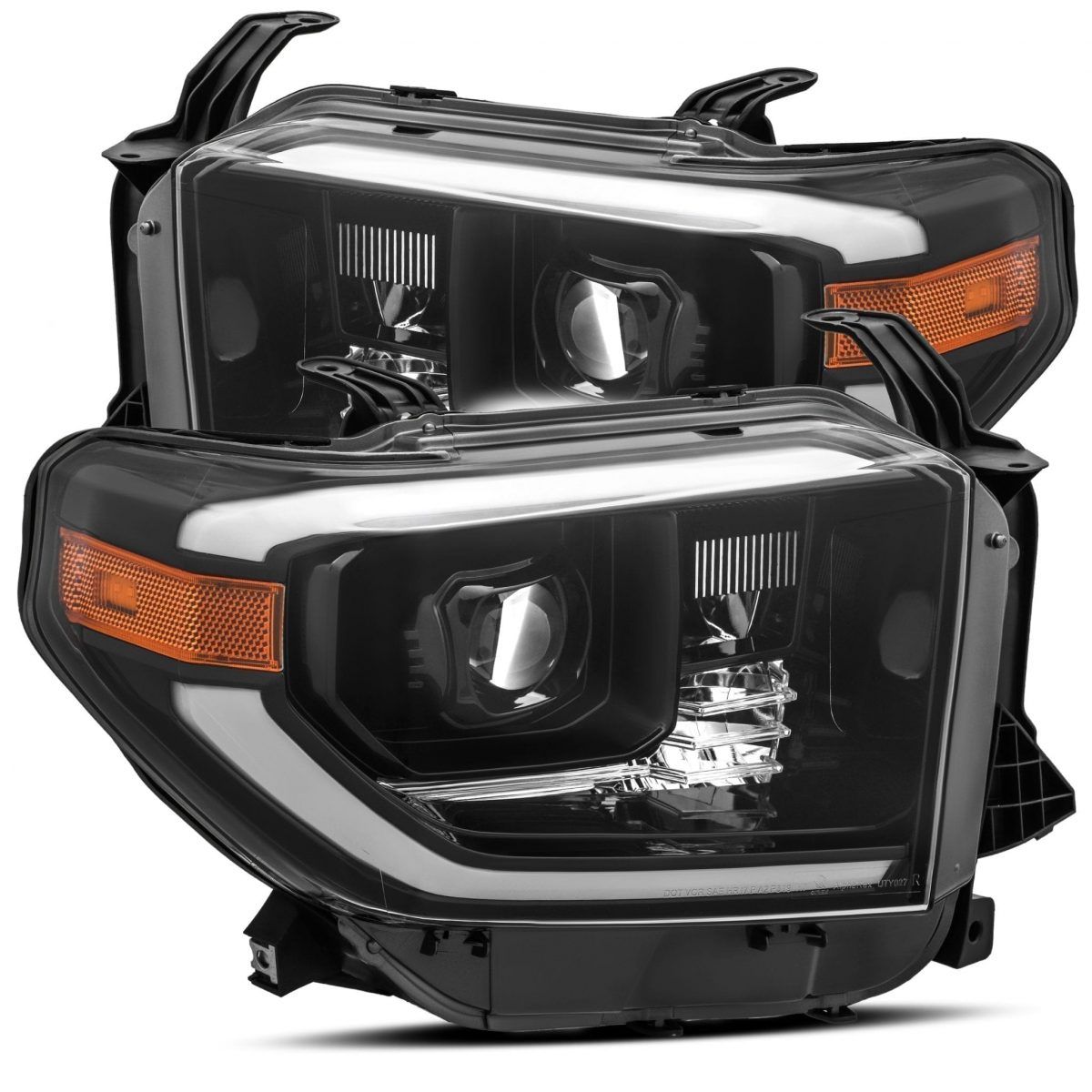 14-21 Toyota Tundra LUXX-Series LED Projector Headlights Jet Black by ...