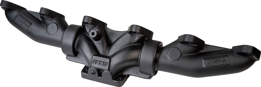 ATS Diesel 1998.5-02 5.9L Cummins 3-Piece Pulse Flow Exhaust Manifold ...