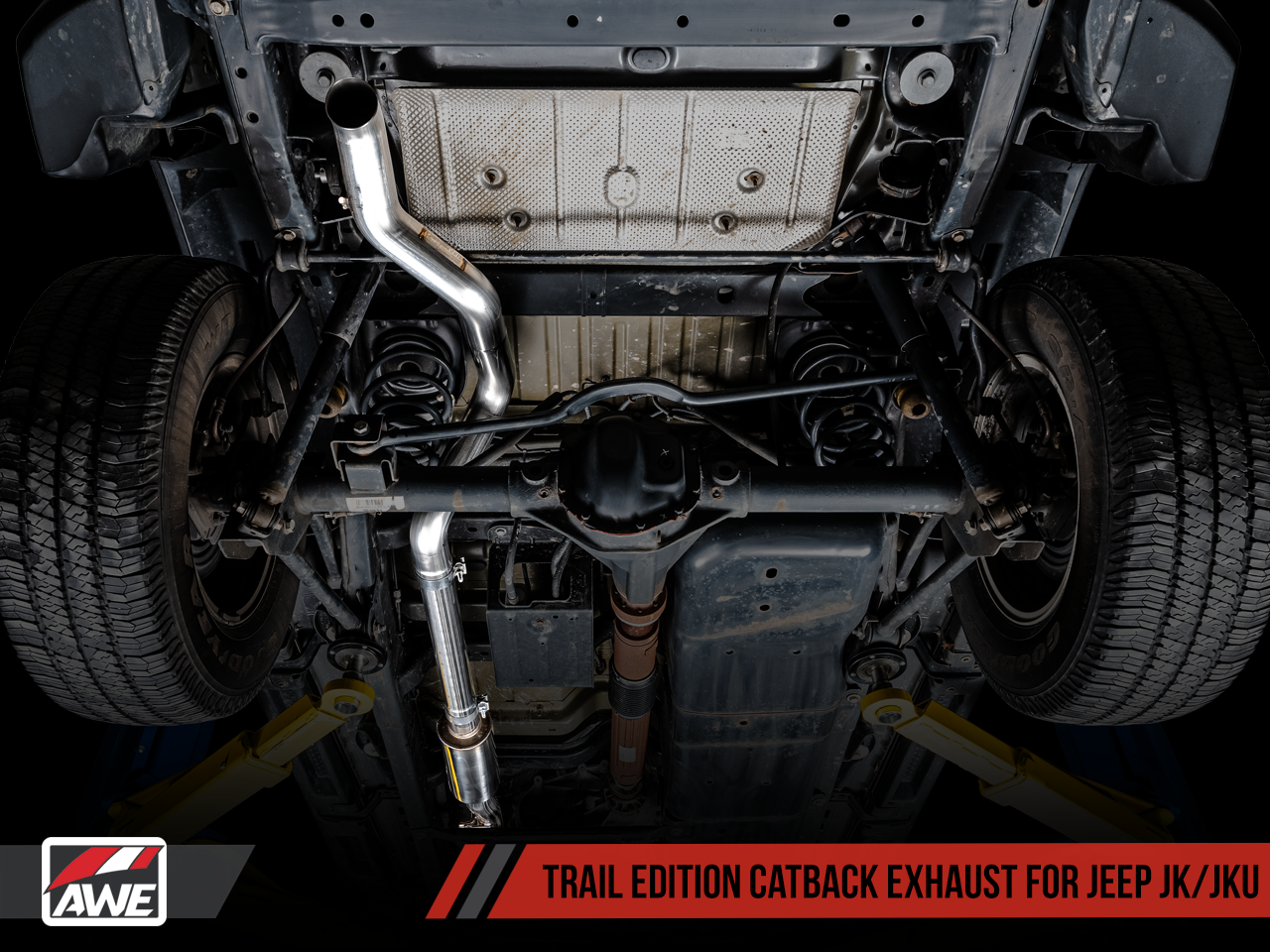 AWE Trail Edition Catback Exhaust for Jeep JK/JKU 3.6L - 3015-21007