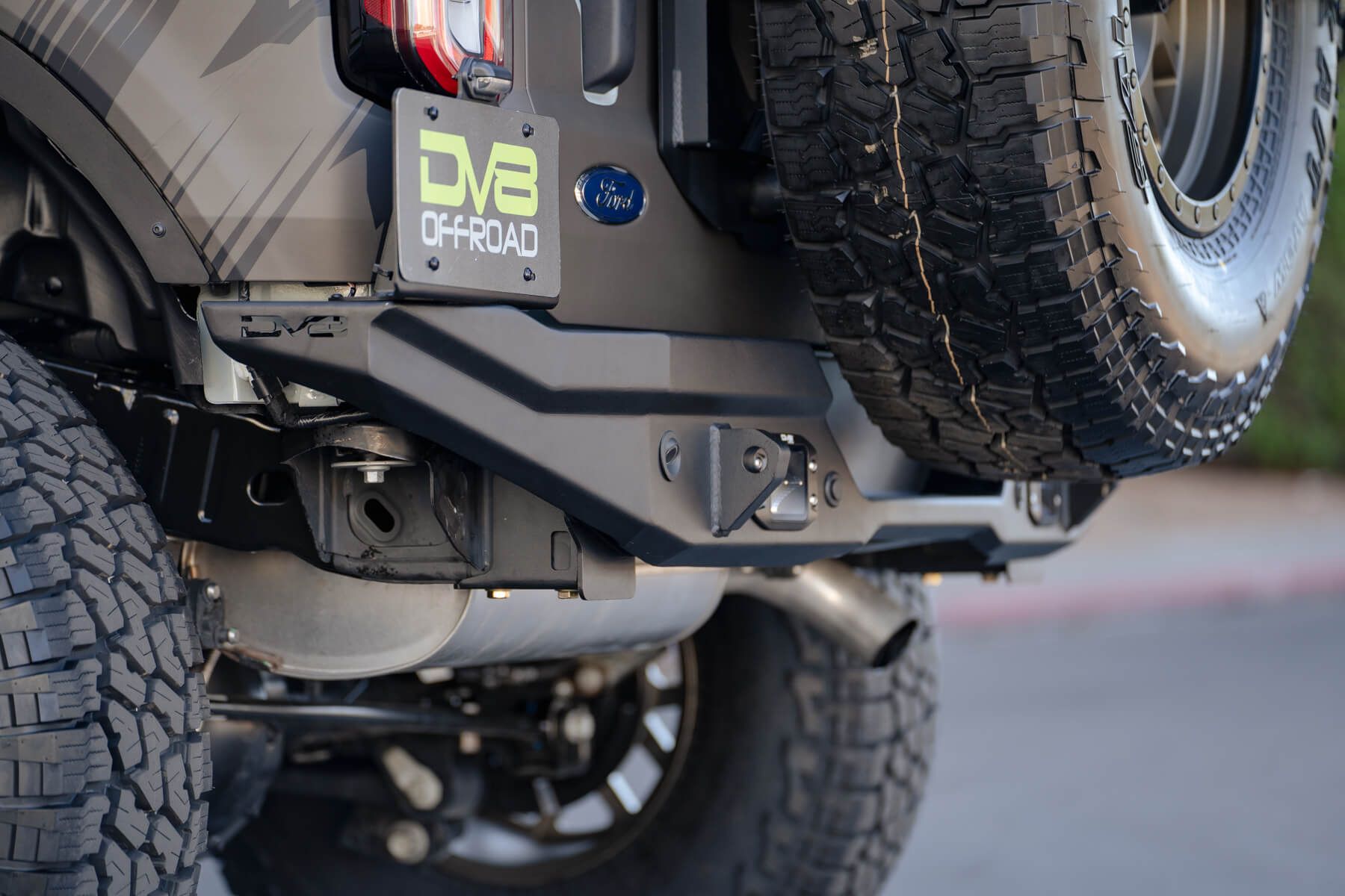 2021-2022 Ford Bronco FS15 Series Rear Bumper by DV8 Off-Road - RBBR-02