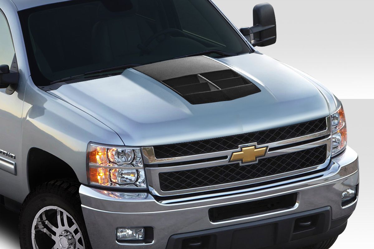 2007-2013 Chevrolet Silverado Duraflex ZL1 Look Hood - 1 Piece - 115174