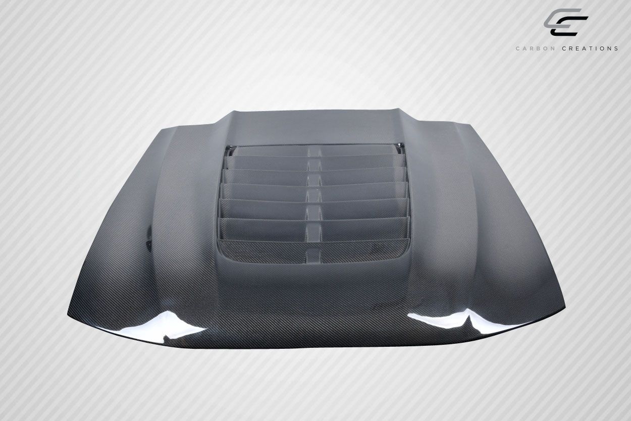 1999-2004 Ford Mustang Carbon Creations GT500 V2 Hood - 1 Piece - 115192