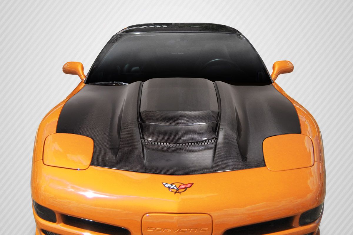 1997-2004 Chevrolet Corvette C5 Carbon Creations ZR1 V2 Hood - 1 Piece ...