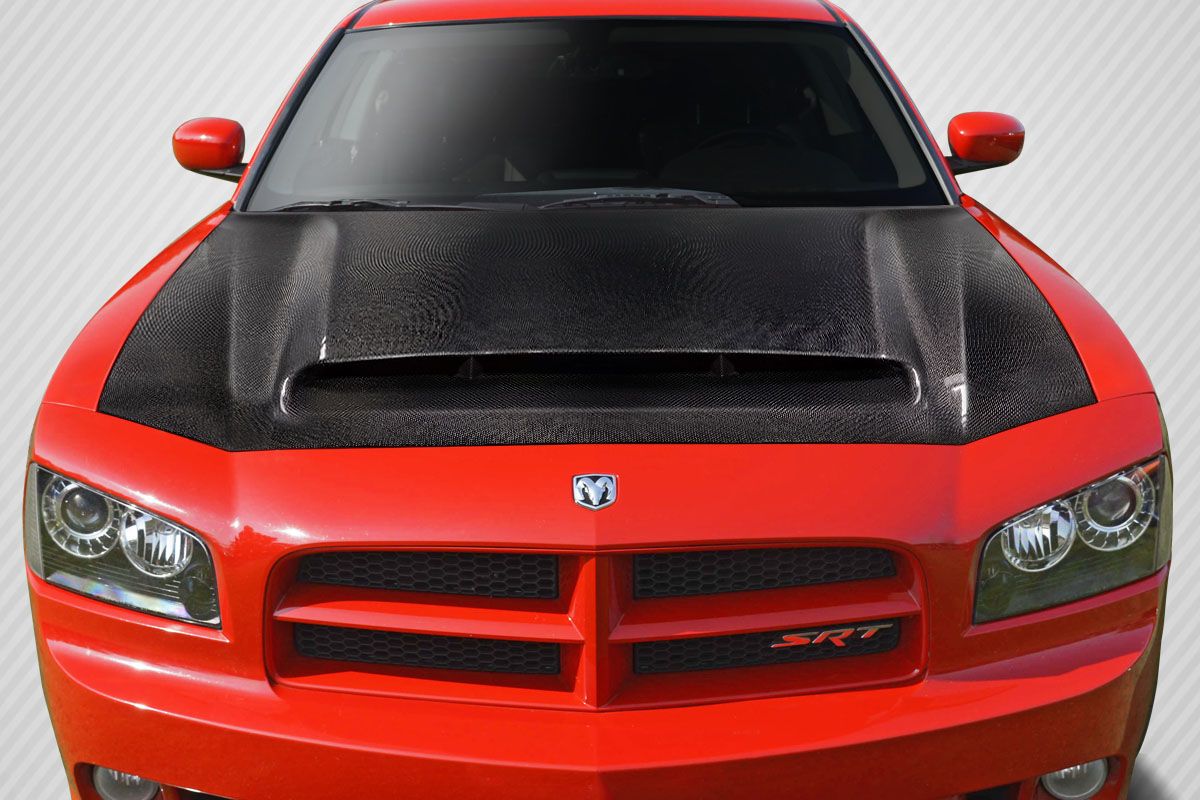 2006-2010 Dodge Charger Carbon Creations Demon Look Hood - 1 Piece - 115677