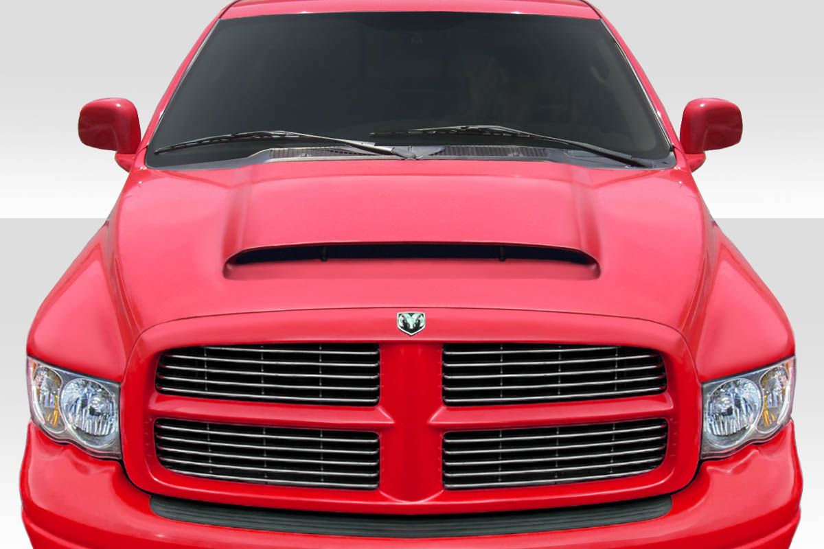 2002-2008 Dodge Ram 1500 2500 3500 Duraflex Demon Look Hood - 1 Piece ...