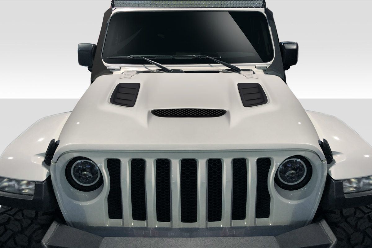 2019-2022 Jeep Wrangler JL Gladiator JT Duraflex Vortex Look Hood - 1 ...