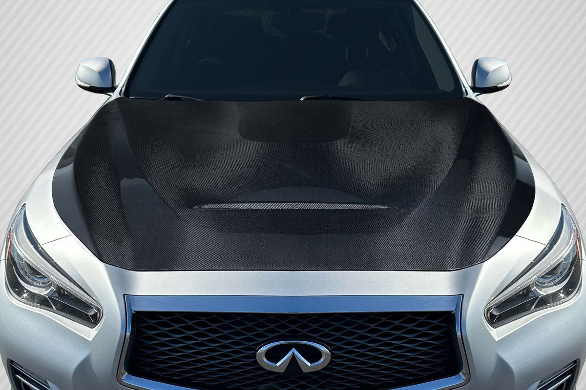 2014-2023 Infiniti Q50 Carbon Fiber GTS Look Hood - 1 Piece - 117139