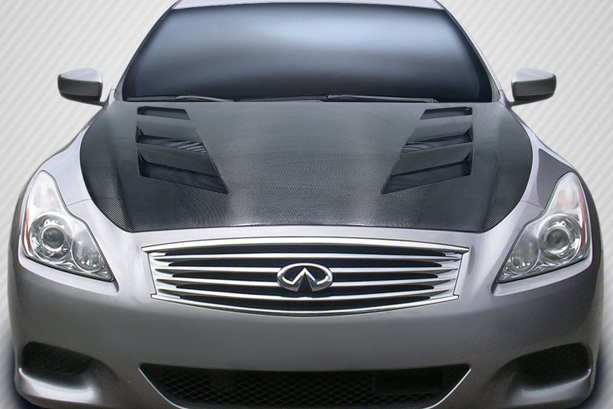 2008-2015 Infiniti G Coupe G37 Q60 Carbon Creations DriTech AM-S Hood ...