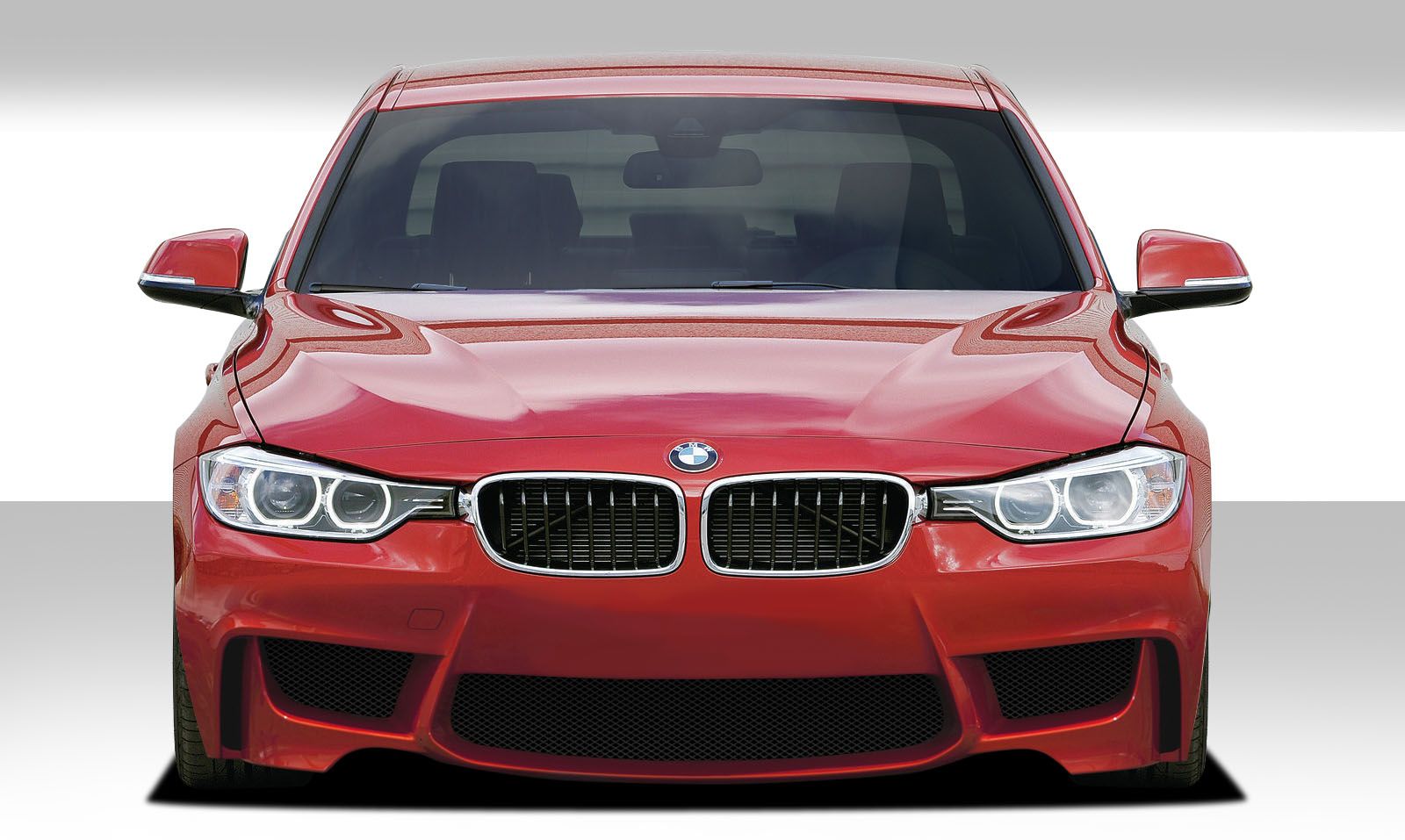 12 16 Bmw 3 Series 4dr F30 Duraflex 1m Look Front Bumper Cover 1pc