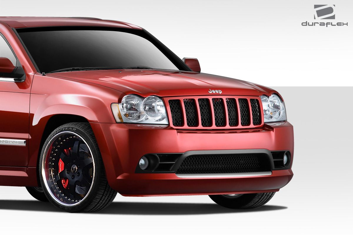 2005-2007 Jeep Grand Cherokee Duraflex SRT Look Front Bumper Cover ...