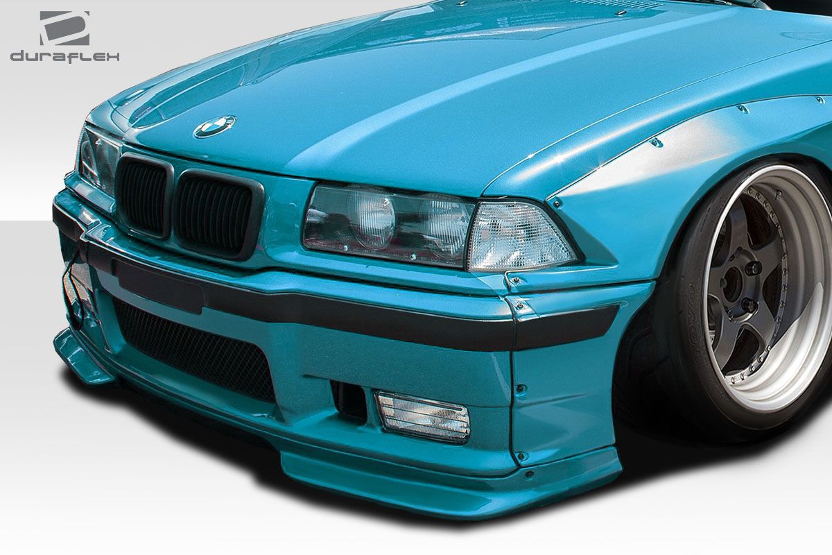 1992-1998 BMW 3 Series M3 E36 Duraflex Circuit Front Lip Spoiler 1PC ...