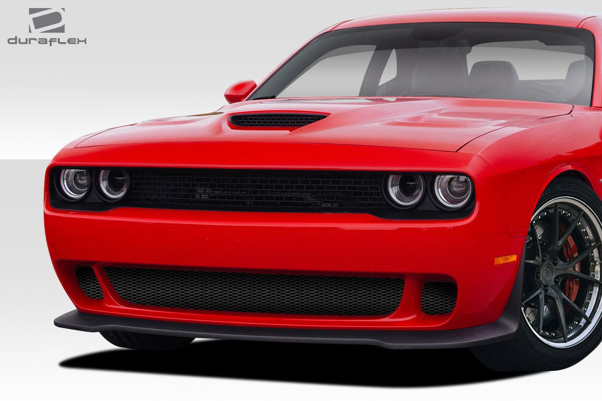 2008-2023 Dodge Challenger Duraflex Hellcat Look Front Lip 1PC - 113985