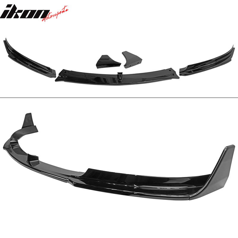 2017-2022 Tesla Model 3 Polypropylene V Style Front Bumper Lip 5PC ...