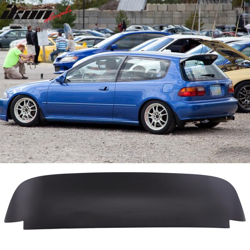 1992-1995 Honda Civic 3DR Hatchback Duckbill Style Roof Spoiler