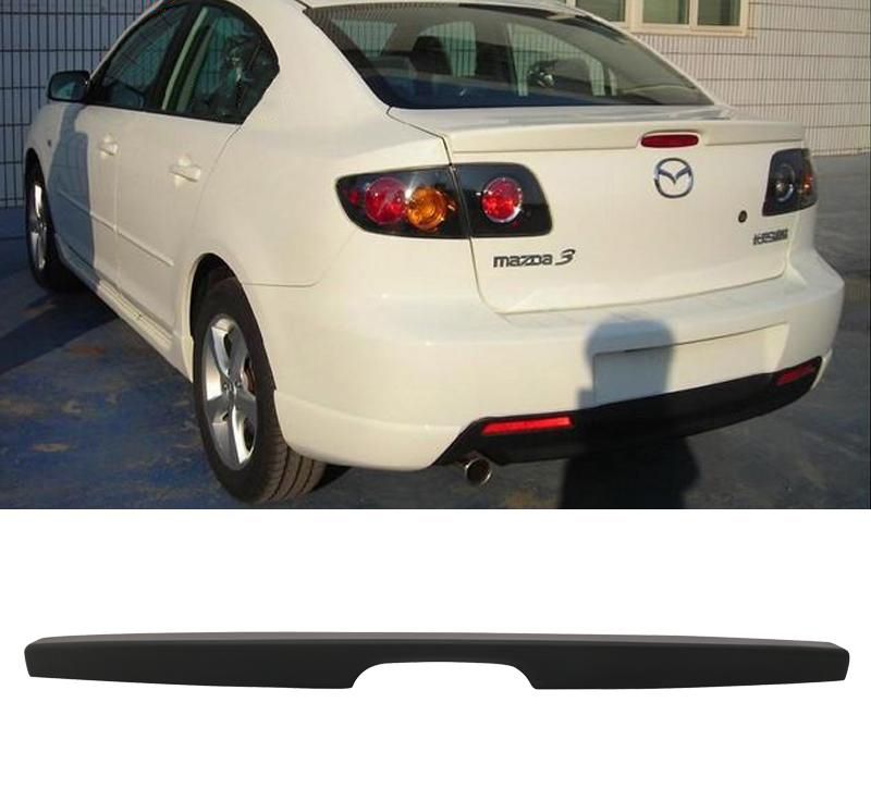 2004-2009 Mazda 3 4DR Sedan ABS OEM Style Trunk Spoiler/Wing Matte