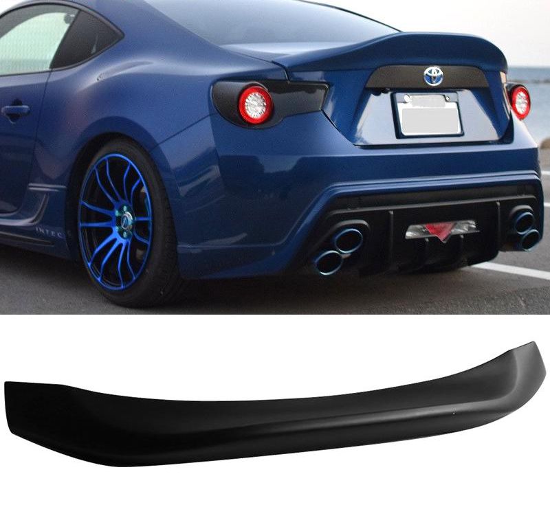 2017-2020 Toyota 86 Polypropylene L-Type Style Trunk Spoiler/Wing Matte ...