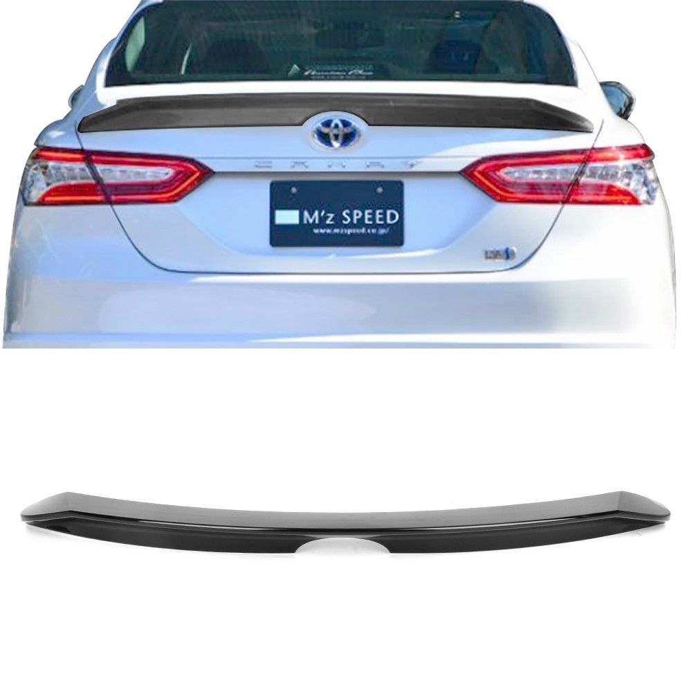 2018-2019 Toyota Camry PB Style ABS Plastic Trunk Spoiler Gloss Black ...