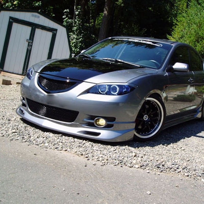 2004-2005 Mazda 3 4DR Front Bumper Lip K-Style Poly-Urethane - BLF ...