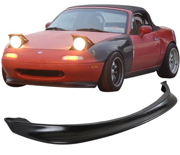 1990-1997 Mazda Mx-5 Miata Gv Polyurethane Front Bumper Lip - Ikn-blf 