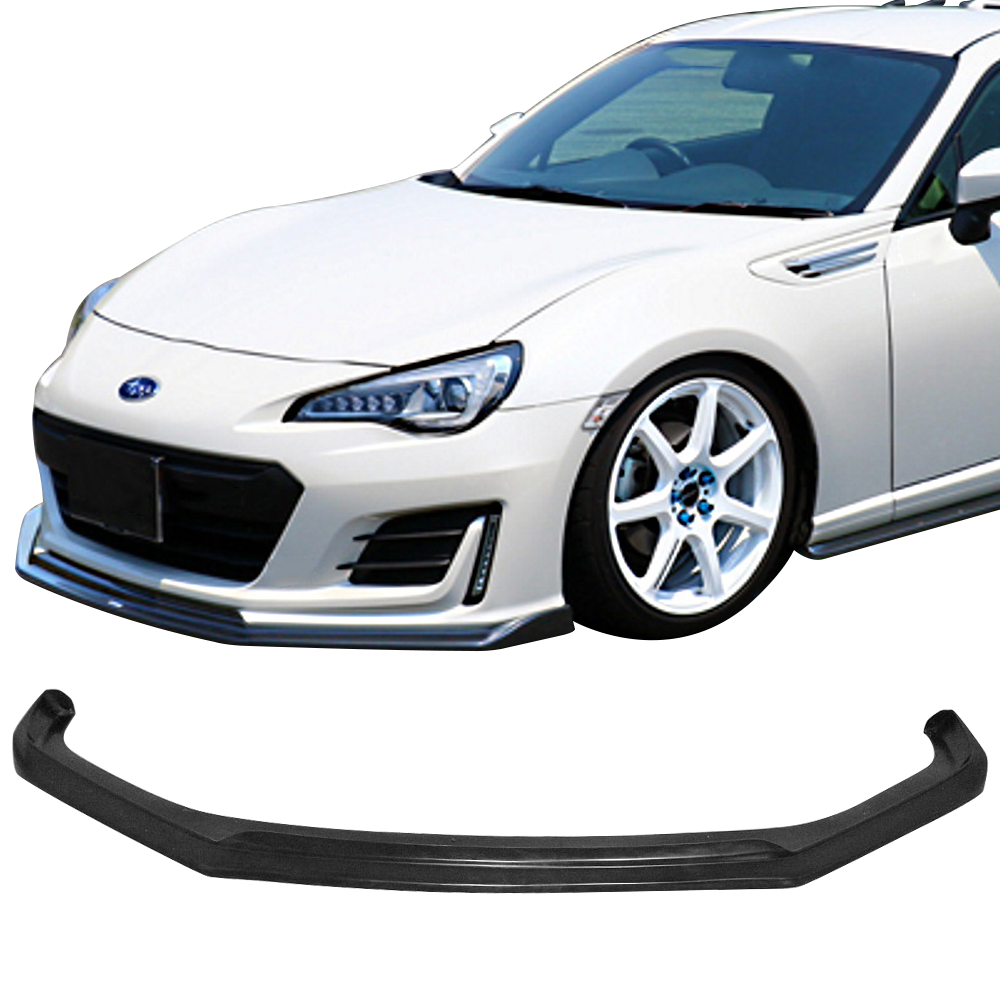 2017-2019 Subaru BRZ CS Style Front Bumper Lip Spoiler Bodykit Black ...