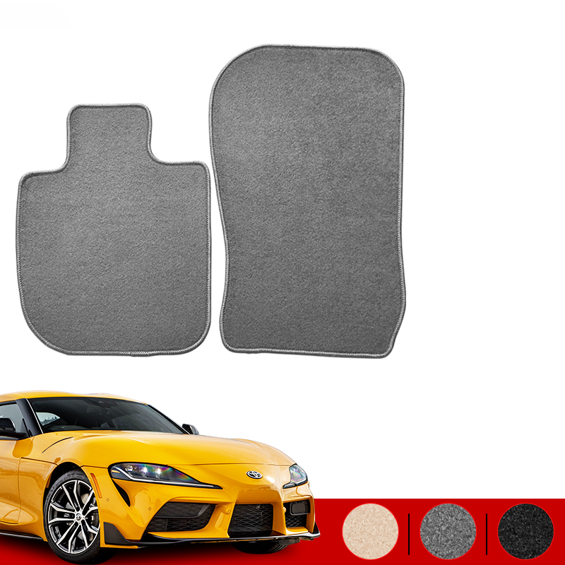 2020-2024 Toyota Supra Nylon Floor Mats Front & Rear Gray - CP214GR