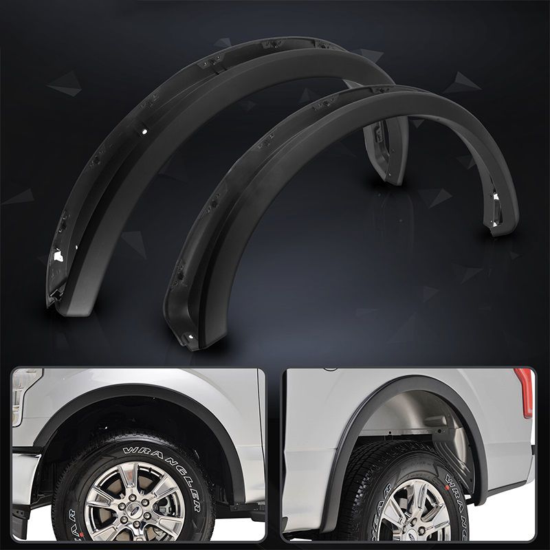 2015-2017 Ford F-150 OE Factory Style Fender Flares 4Pc Black ...