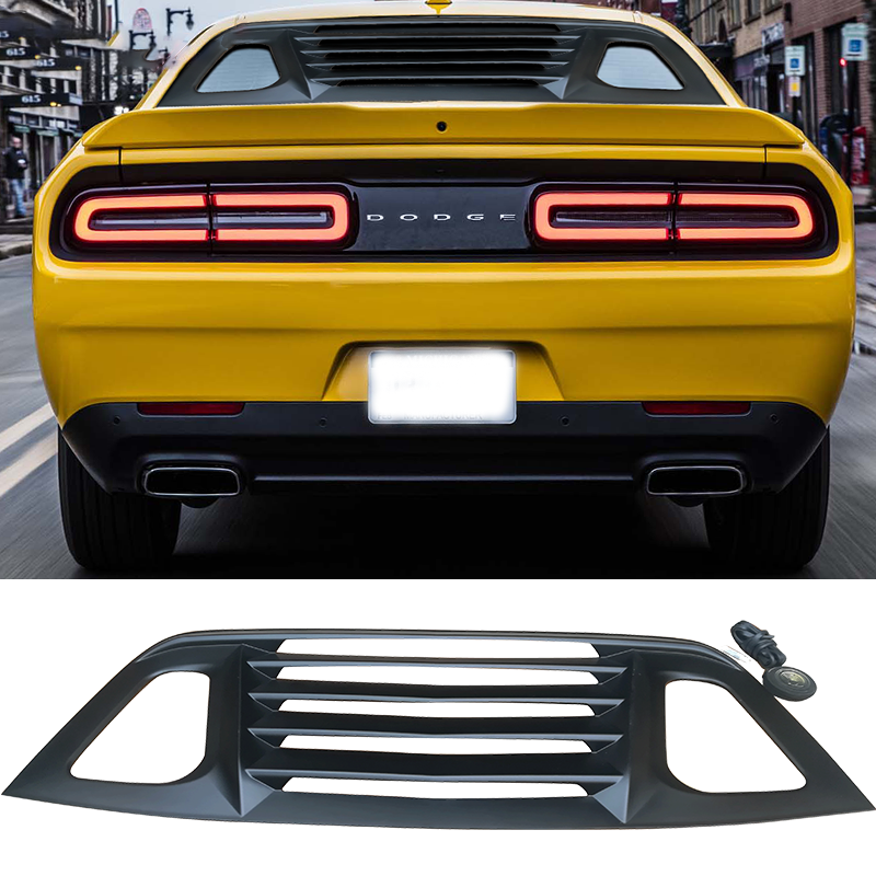 20082021 Dodge Challenger Rear Window Louvers WDLRDCHL08IKV2A