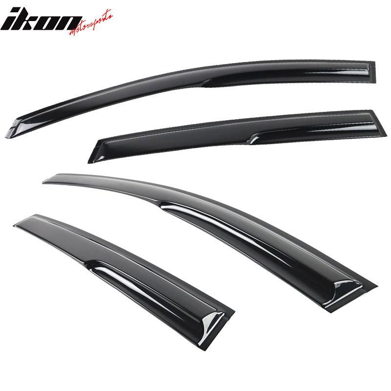 2012-2016 Honda CR-V Acrylic Mugen Window Visors 4PC Set - WDM-HCRV12