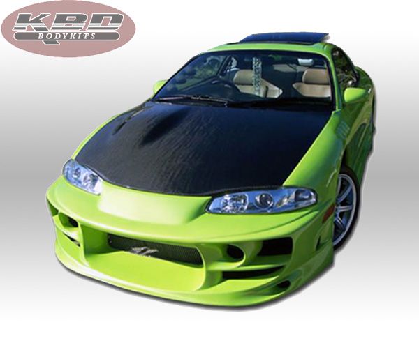 1995-1999 Mitsubishi Eclipse Bomb Style Polyurethane Front Bumper - 37-2196