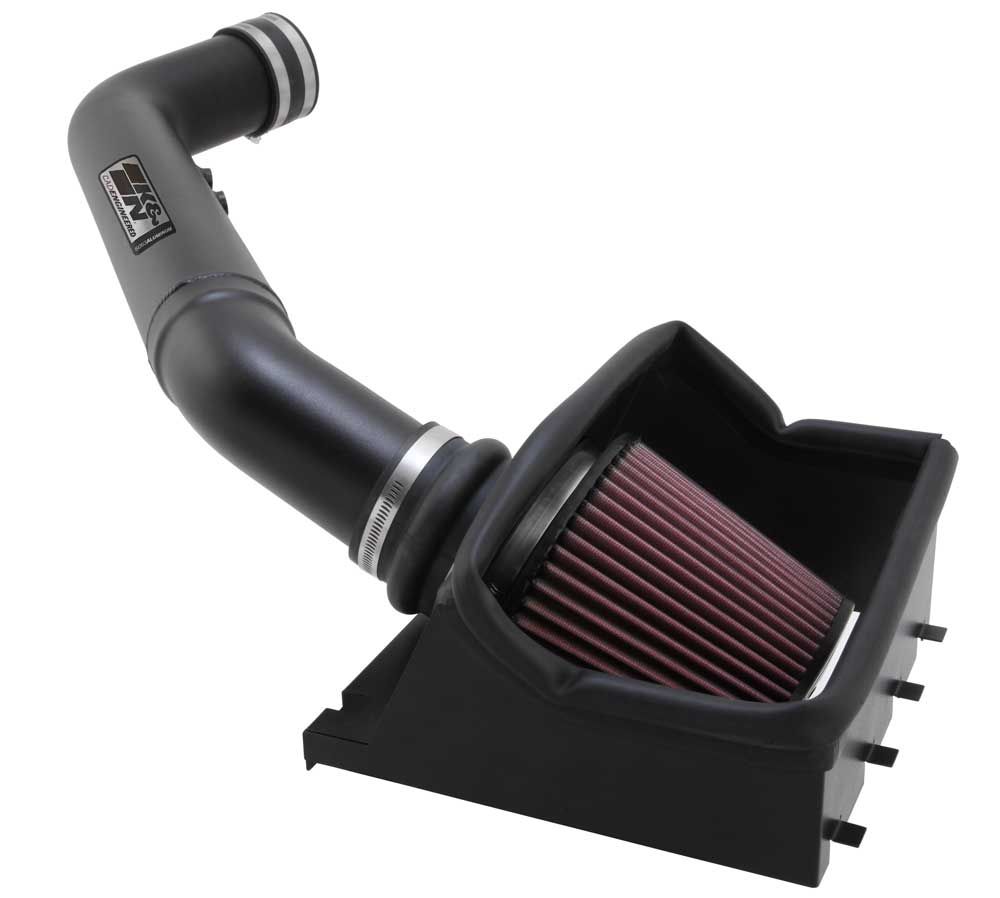 2011-2016 Ford F-350 6.2L V8 K&N Performance Air Intake System - 77-2582KTK