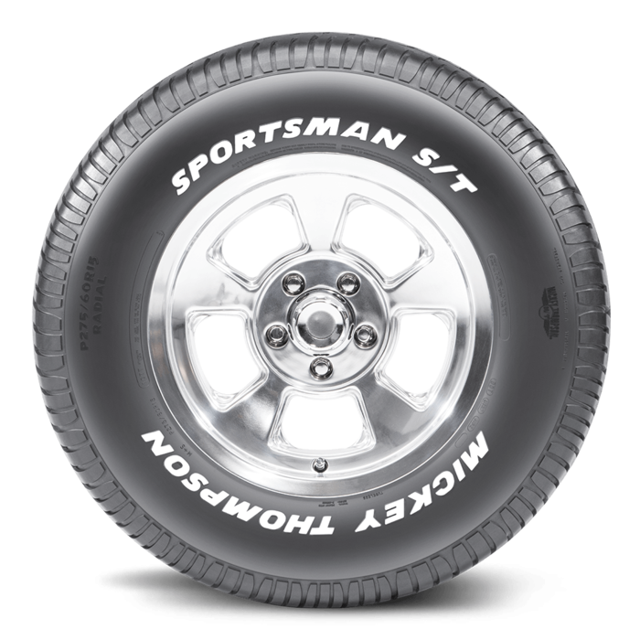 Sportsman S/T 15.0 Inch P255/60R15 Raised White Letter Passenger Auto