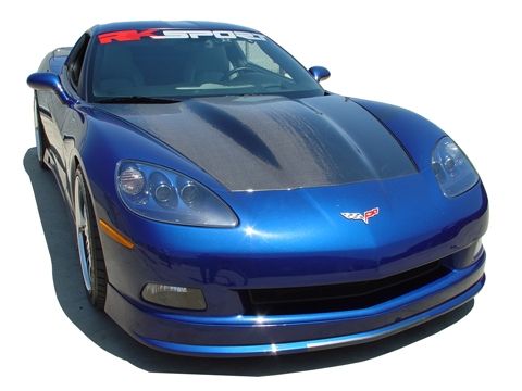 2005-2013 Chevrolet Corvette C6 RKS Carbon Fiber Supercharger Hood ...