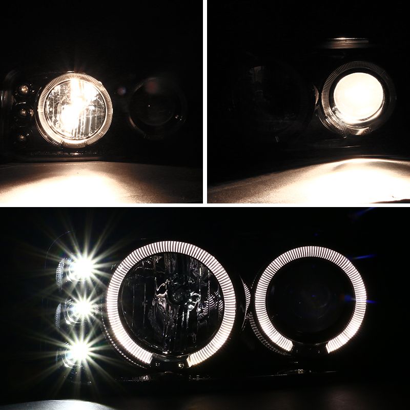 2000-2006 GMC Yukon Denali Gloss Black Projector Headlights - 2LHP ...