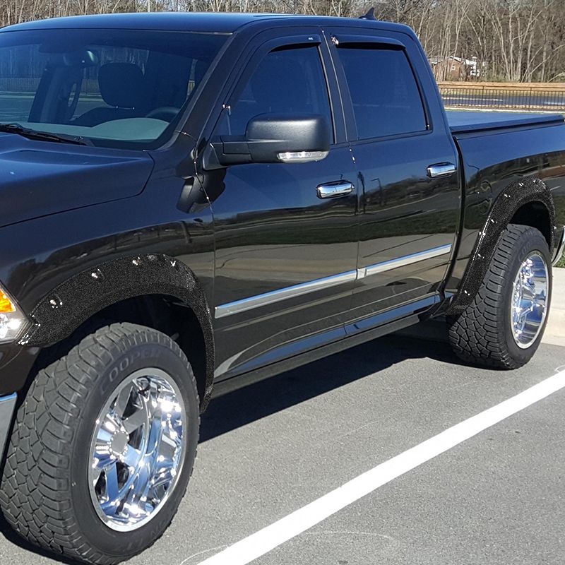 20092017 Dodge Ram 1500 Textured Black Fender Flares FDFRAM0915TSRS