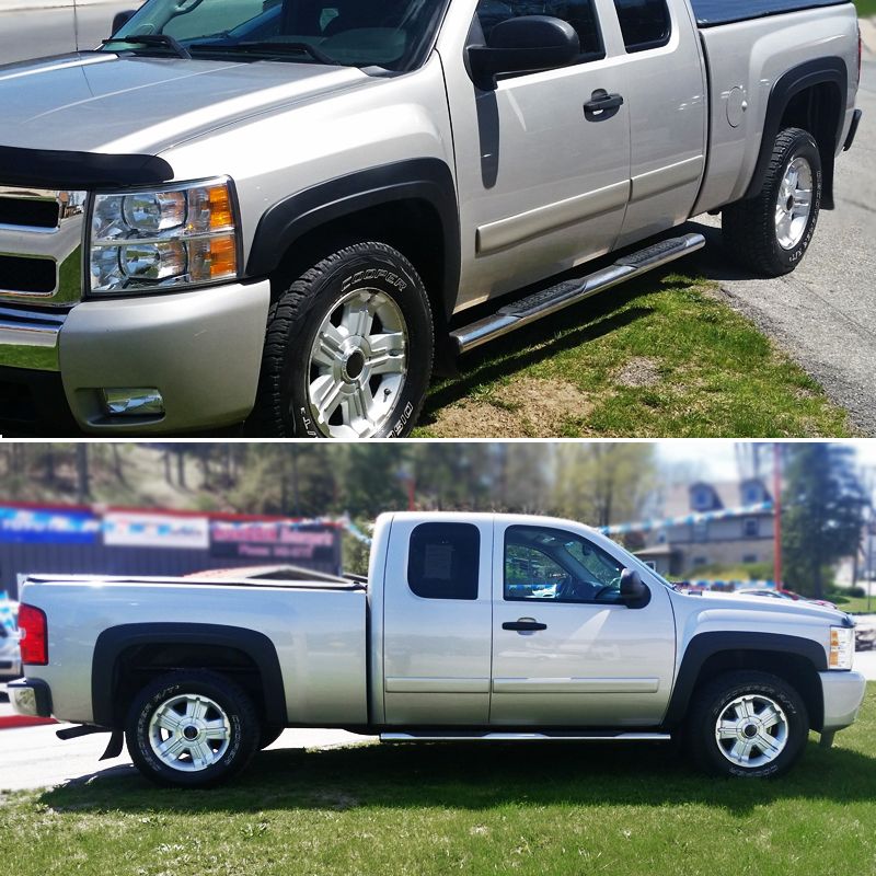 2007-2013 Chevrolet Silverado 1500 Standard/Long Bed Matte Black Fender ...