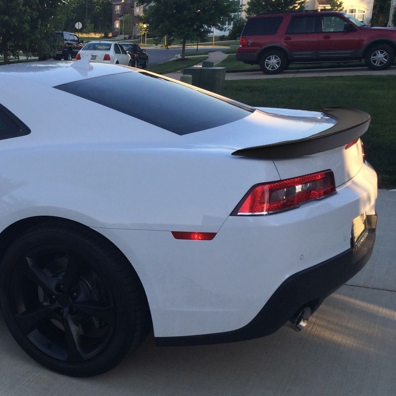 2014-2015 Chevrolet Camaro Matte Black Z28 Style Rear Spoiler/Wing