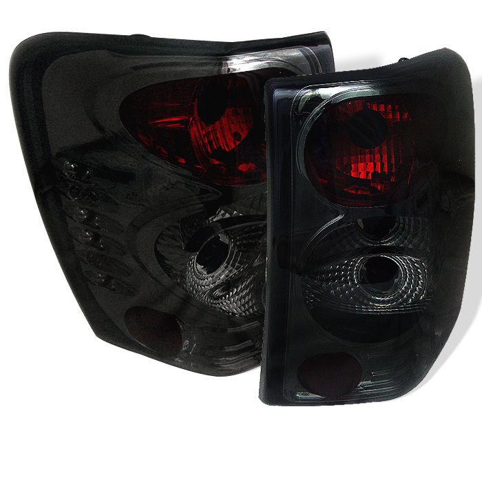 1999-2004 Jeep Grand Cherokee Smoke Euro Style Tail Lights - 111-JGC99-SM