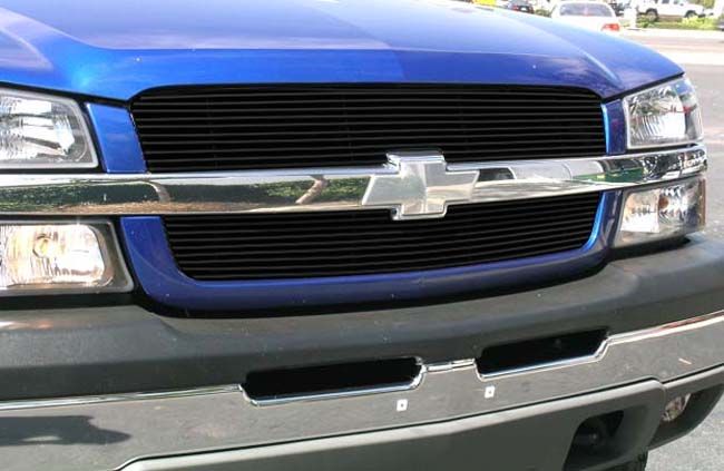 Silverado Grille Overlay 03-05 Chevrolet Silverado Aluminum Powdercoat ...