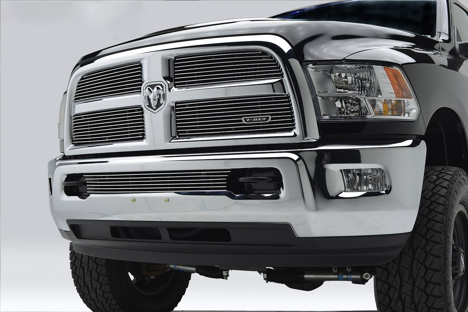 Ram 2500/3500 Grille 13-18 Dodge Ram 2500/3500 Aluminum Polished 4 ...