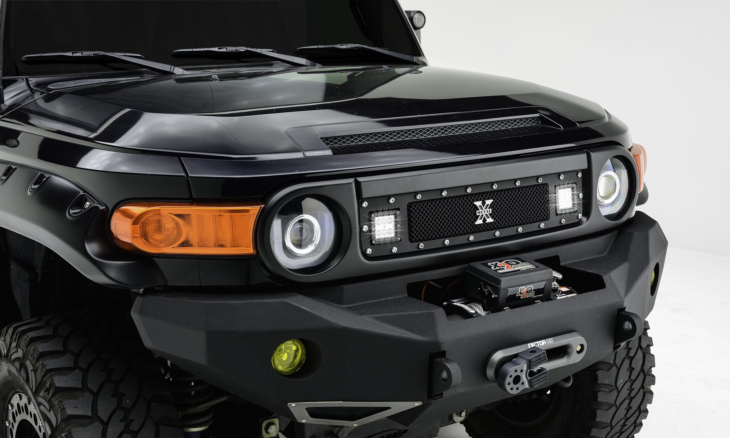 トヨタ FJクルーザー FJ Cruiser 07-20 Grill CS スタイル フロント