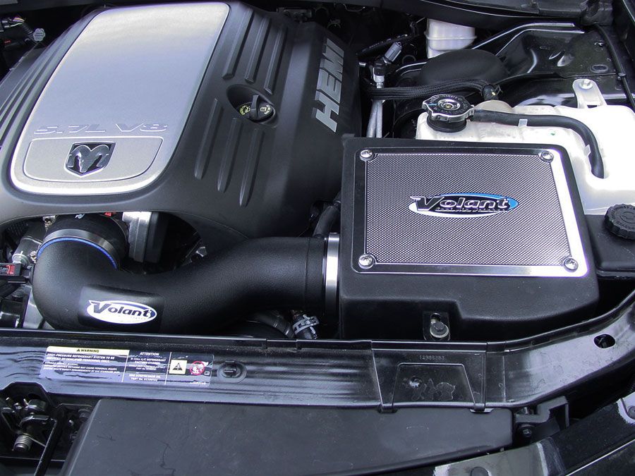 2005-2010 Dodge Charger 5.7L Volant Cold Air Intake System w/Air-Box ...