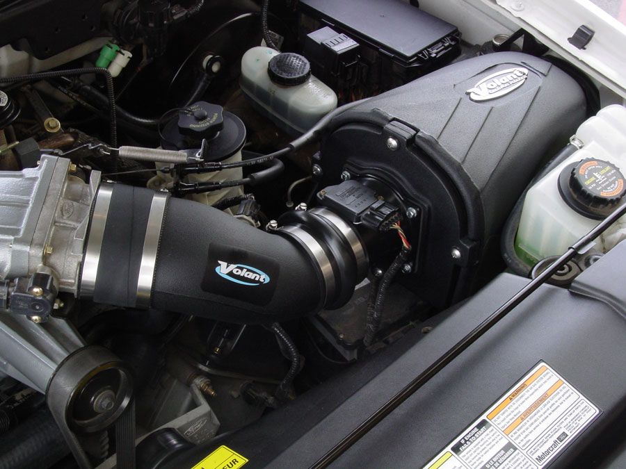 1999-2001 Ford Lightning 5.4L Volant Cold Air Intake System w/Air-Box ...